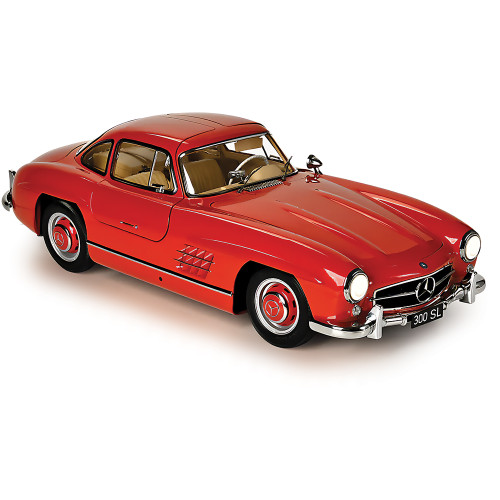 1955 Mercedes Benz 300SL Gullwing Coupe - Red 1:8 Scale Diecast Model Car by IXO Models Main Image