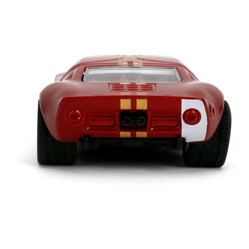 1965 Ford GT40 Mk1 - Red #25 1:64 Scale Diecast Model Car by Jada Toys Alt Image 5