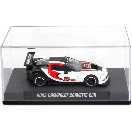 2005 Corvette C6R - White #16 1:64 Scale Diecast Model Car by Jada Toys Alt Image 7