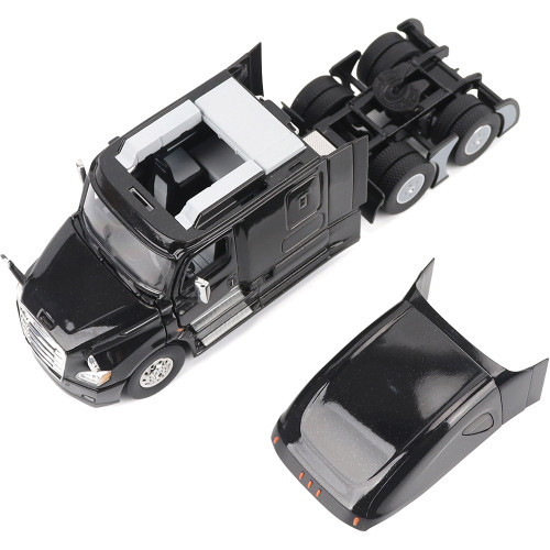 Freightliner Cascadia SBFA Tandem with 72 Sleeper - Black 1:50 Scale Diecast Model Truck by Diecast Masters Alt Image 5