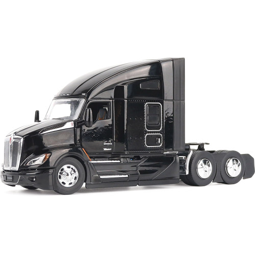 Kenworth T680 76in High Roof Sleeper Cab Tandem Tractor - Black Main Image