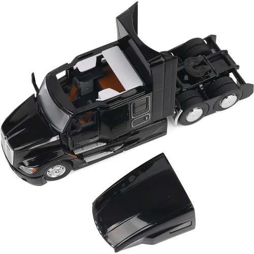 Kenworth T680 76in High Roof Sleeper Cab Tandem Tractor - Black Alt Image 5