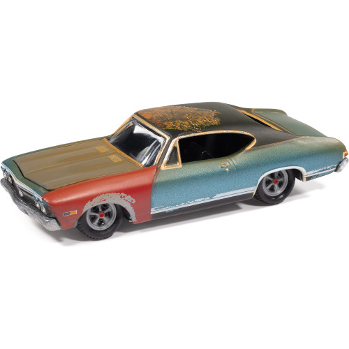 1968 Chevy Chevelle (Project in Progress) - Turquoise 1:64 Scale Diecast Model Car by Johnny Lightning Main Image