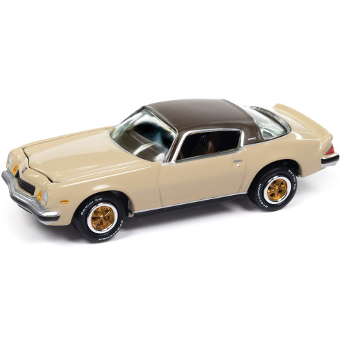 1975 Chevy Camaro - Cream Beige w/Brown Roof 1:64 Scale  by Johnny Lightning Main Image