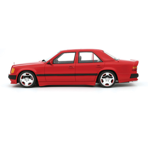 1987 Mercedes 300E AMG 6.0 - Red 1:18 Scale Cast Resin Model Car by Ottomobile Alt Image 2