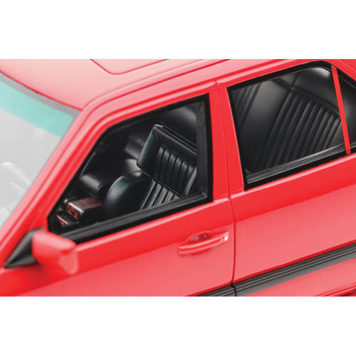 1987 Mercedes 300E AMG 6.0 Red Cast Resin Model Car | Ottomobile