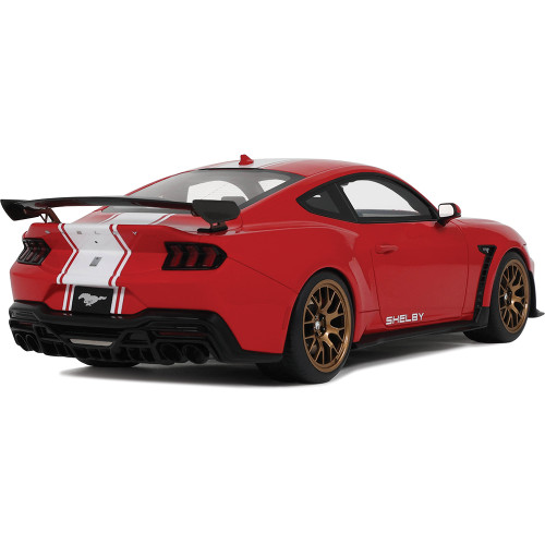 2025 Shelby Mustang Supersnake - Race Red 1:18 Scale Cast Resin Model by GT Spirit Alt Image 1