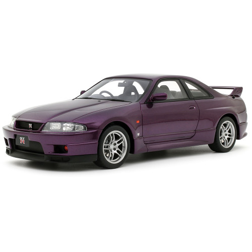 1995 NISSAN SKYLINE GT-R R33 V-SPEC - MIDNIGHT PURPLE 1:18 Scale Cast Resin Model Car by Ottomobile Main Image