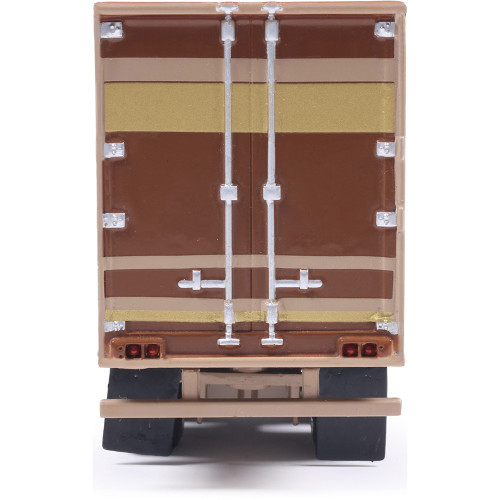 1976 Kenworth K100 Aerodyne - Brown With Modern Trailer 1:64 Scale Diecast Model Truck by IXO Models Alt Image 7