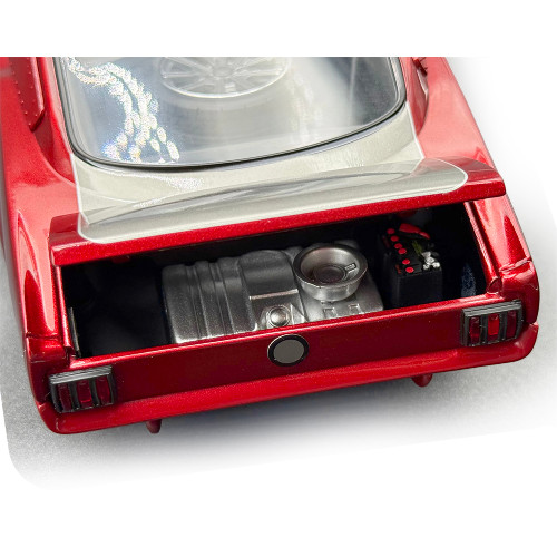 1965 Shelby GT350R Pro Touring - Red 1:18 Scale Diecast Model Car by Acme Alt Image 5