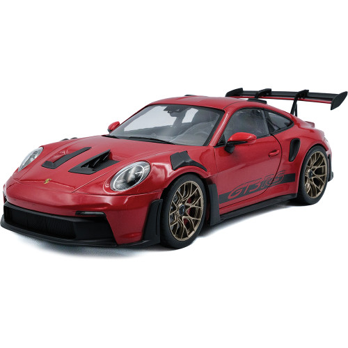 2024 Porsche 911 GT3 RS - Red 1:18 Scale Diecast Model Car by Solido Main Image