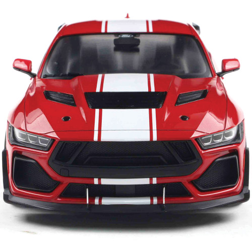 2025 Shelby Mustang Super Snake - Race Red 1:18 Scale Diecast Model Car by Solido Alt Image 2