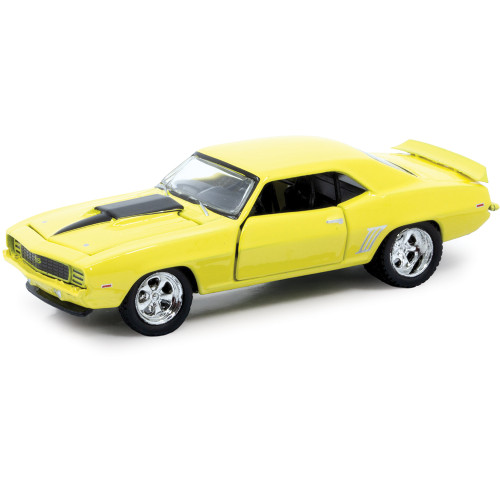 1969 Chevrolet Camaro SS/RS 396 - Yellow 1:64 Scale Diecast Model Car by M2 Machines Main Image