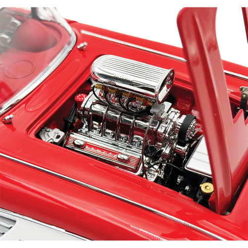 1961 Corvette Gasser - Red 1:18 Scale Diecast Model Car by Acme Alt Image 4