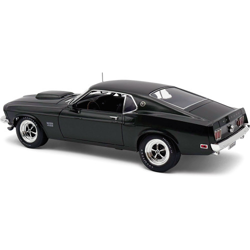 1969 Ford Mustang BOSS 429 Black Jade Diecast Model Car | Acme
