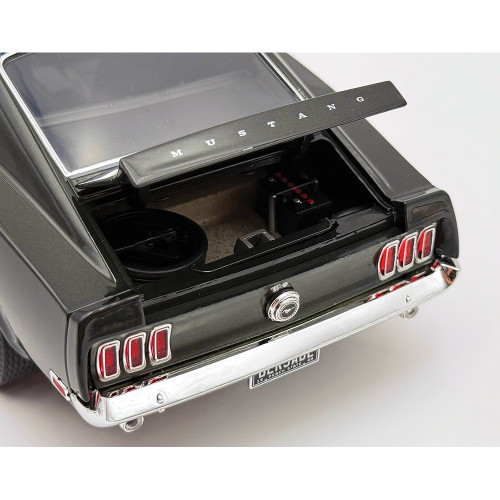 1969 Ford Mustang BOSS 429 Black Jade Diecast Model Car | Acme