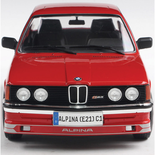 1980 Alpina E21 C1 2.3 - Red 1:18 Scale Diecast Model Car by Solido Alt Image 2