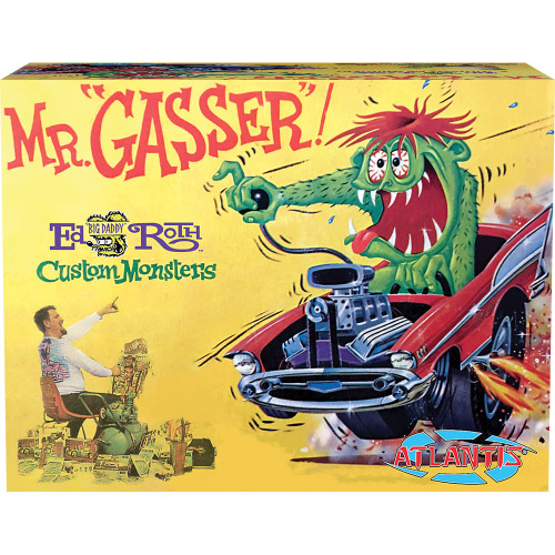 Ed Roth Mr.Gasser 57 Chevy - Model Kit 1:32 Scale Plastic Model Kit by Atlantis Models Main Image Ed Roth Mr.Gasser 57 Chevy - Model Kit 1:32 Scale Plastic Model Kit by Atlantis Models Main Image