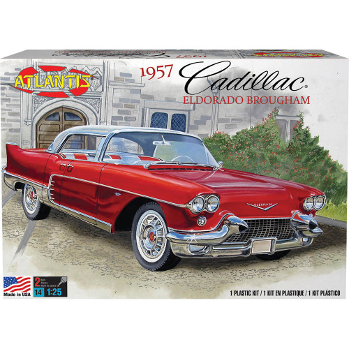 1957 Cadillac Eldorado Brougham - Model Kit 1:25 Scale Plastic Model Kit by Atlantis Models Main Image 1957 Cadillac Eldorado Brougham - Model Kit 1:25 Scale Plastic Model Kit by Atlantis Models Main Image