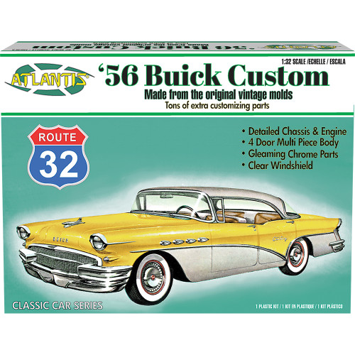 1956 Buick Century Custom  - Model Kit 1:32 Scale Plastic Model Kit by Atlantis Models Main Image 1956 Buick Century Custom  - Model Kit 1:32 Scale Plastic Model Kit by Atlantis Models Main Image