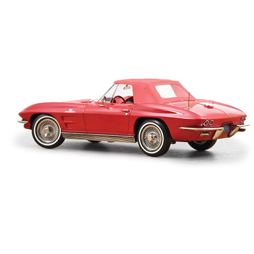 1963 Chevrolet Corvette Sting Ray Cabriolet - Red 1:18 Scale Diecast Model Car by Norev Alt Image 2