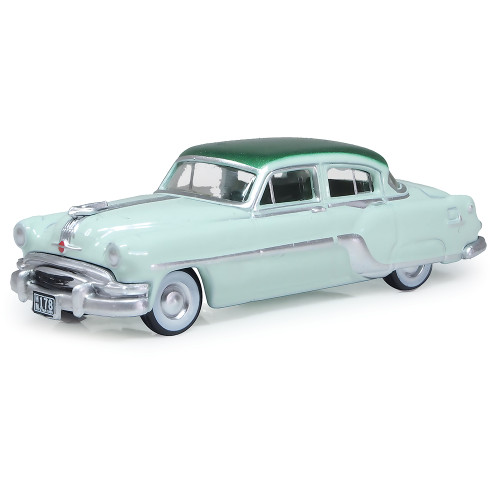 1954 Pontiac Chieftain 4-Door Sedan - Shannon Green / Brookmere Green 1:87 Scale Diecast Model Car by Oxford Diecast Main Image