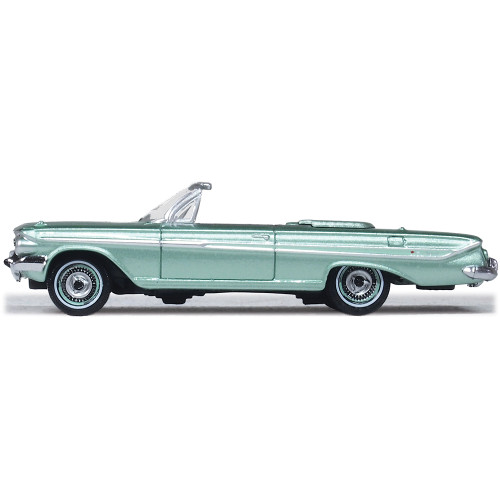 1961 Chevrolet Impala Convertible - Arbor Green 1:87 Scale  by Oxford Diecast Alt Image 3