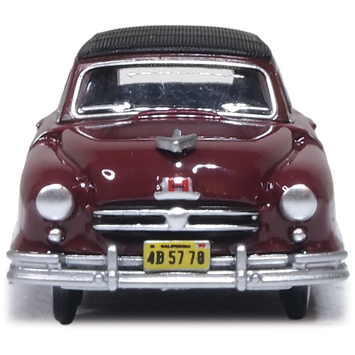 Nash Rambler Custom Landau Convertible - Sunset Maroon (Closed) 1:87 Scale  by Oxford Diecast Alt Image 1