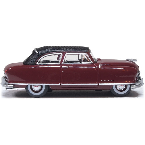 Nash Rambler Custom Landau Convertible - Sunset Maroon (Closed) 1:87 Scale  by Oxford Diecast Alt Image 4