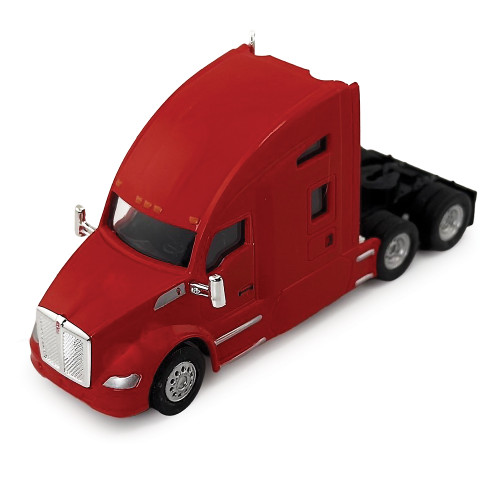 Kenworth T680 Sleeper Cab - Red 1:87 Scale Model Truck by HO Logistics Main Image