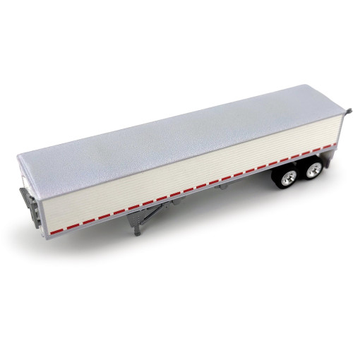 Covered Grain Trailer White with Silver Tarp Alt Image 5