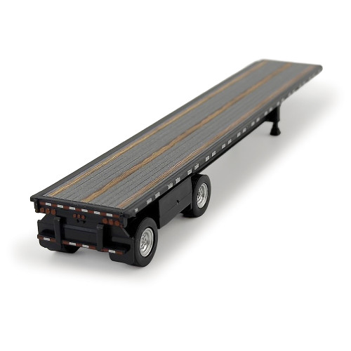 High Boy Spread Axle Flatbed Trailer - Black 1:87 Scale Model Truck by HO Logistics Alt Image 4
