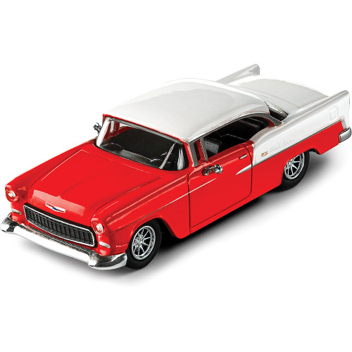 1955 Chevy Bel Air - Red 1:64 Scale Diecast Model Car by Majorette Main Image