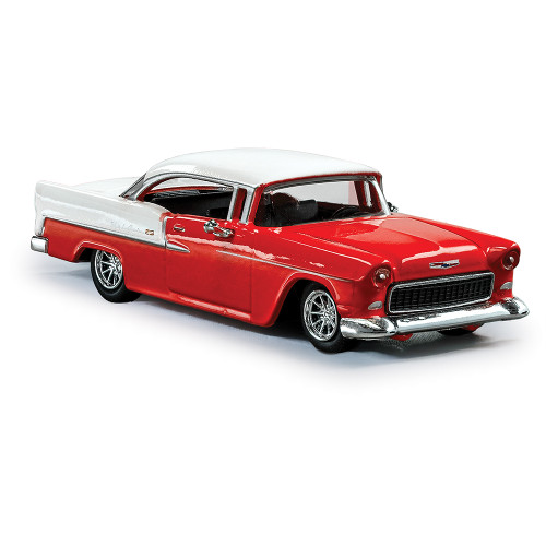 1955 Chevy Bel Air - Red 1:64 Scale Diecast Model Car by Majorette Alt Image 1