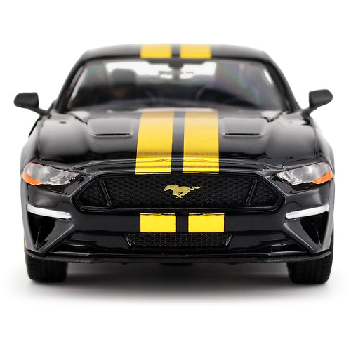 2018 Ford Mustang GT - Midnight Eclipse 1:24 Scale Diecast Model Car by Motormax Alt Image 2