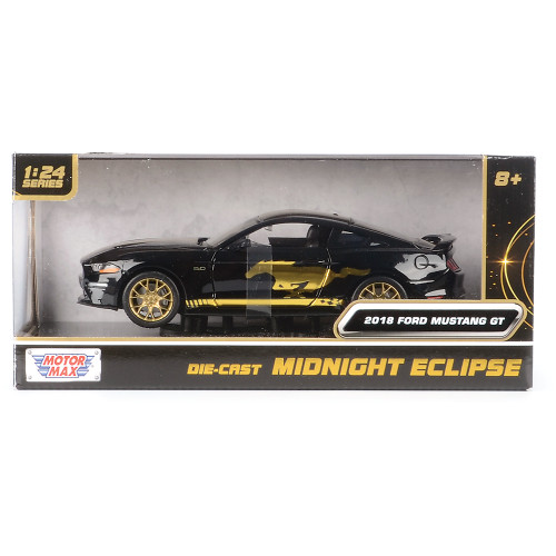 2018 Ford Mustang GT - Midnight Eclipse 1:24 Scale Diecast Model Car by Motormax Alt Image 6