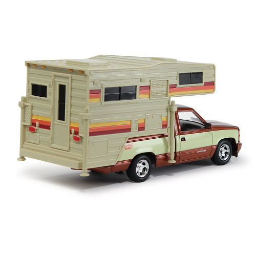 1992 Chevy 454 SS Pickup With Slide-In Camper 1:24 Scale  by Motormax Alt Image 1