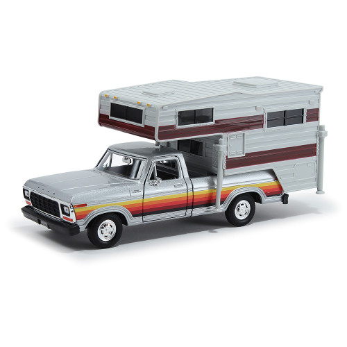 1979 Ford F-150 Pickup With Slide-In Camper 1:24 Scale  by Motormax Main Image
