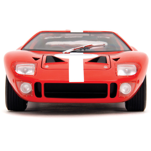 1968 Ford GT40 Mk1 - Red 1:18 Scale Diecast Model Car by Jada Toys Alt Image 7