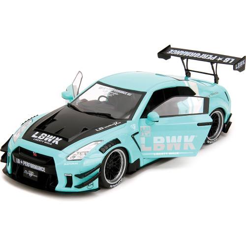 2020 Liberty Walk Nissan GT-R (R35) Type 2 - Teal Alt Image 1