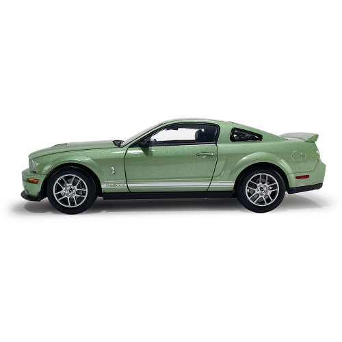 2007 Ford Mustang G.T. 500 - Lime Green 1:18 Scale Diecast Model Car by Shelby Collectibles Alt Image 3