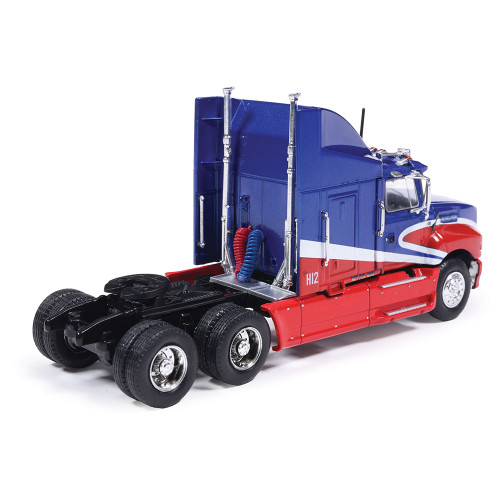 1990 Ford Aeromax - Red & Blue 1:64 Scale Diecast Model Truck by IXO Models Alt Image 1