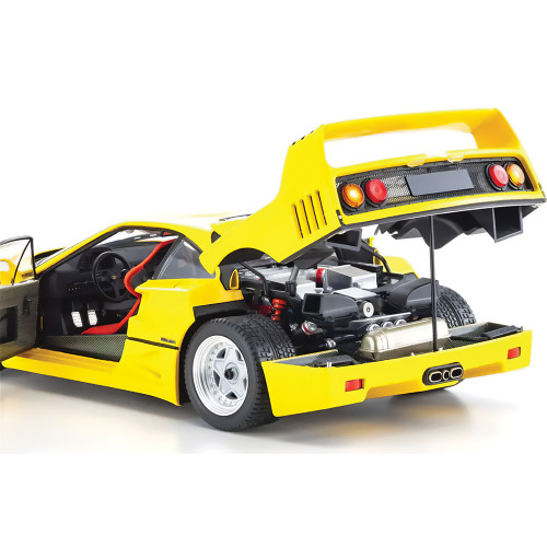 Ferrari F40 - Yellow 1:18 Scale Diecast Model Car by Kyosho Alt Image 6