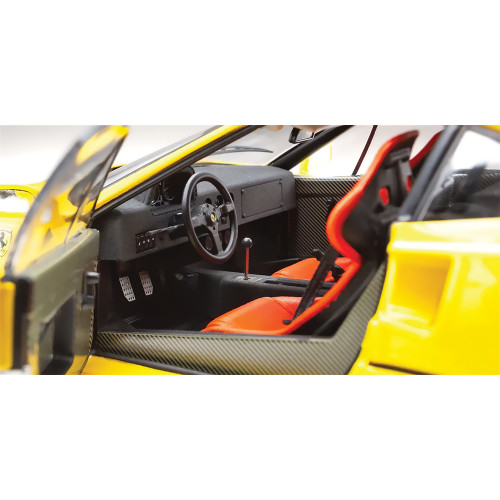 Ferrari F40 Yellow Diecast Model Car | Kyosho