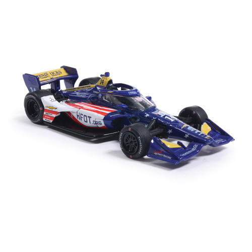 2026 NTT IndyCar Series #14 Santino Ferrucci / AJ Foyt Racing Super Speedway 1:64 Scale Diecast Model Car by IXO Models Alt Image 2