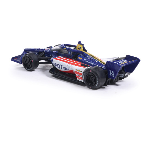2026 NTT IndyCar Series #14 Santino Ferrucci / AJ Foyt Racing Super Speedway 1:64 Scale Diecast Model Car by IXO Models Alt Image 3