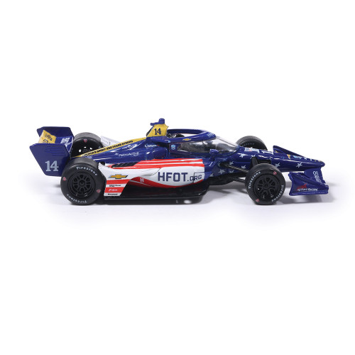 2026 NTT IndyCar Series #14 Santino Ferrucci / AJ Foyt Racing Super Speedway 1:64 Scale Diecast Model Car by IXO Models Alt Image 7