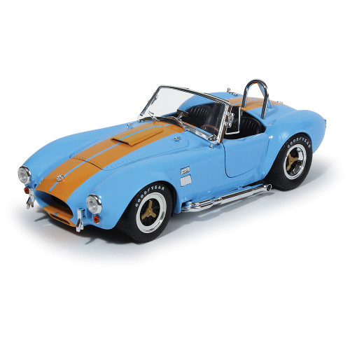 1965 Shelby Cobra 427 S/C - Gulf Blue&Orange 1:18 Scale Diecast Model Car by Shelby Collectibles Main Image