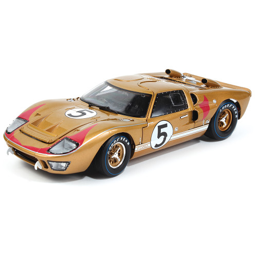 1966 Ford GT40 - LeMans #5 1:18 Scale Diecast Model Car by Shelby Collectibles Main Image