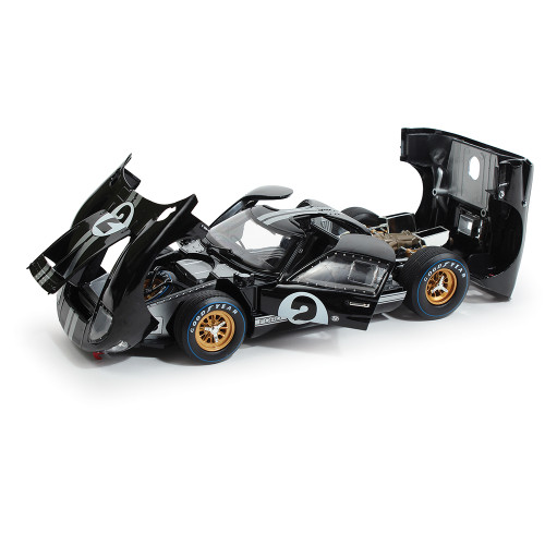 1966 Ford Shelby GT40 LeMans #2 Bruce/Chris 1:18 Scale Diecast Model Car by Shelby Collectibles Alt Image 1